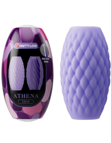 PRETTY LOVE ATHENA EROS MASTURBADOR MASCULINO SILICONA MORADO