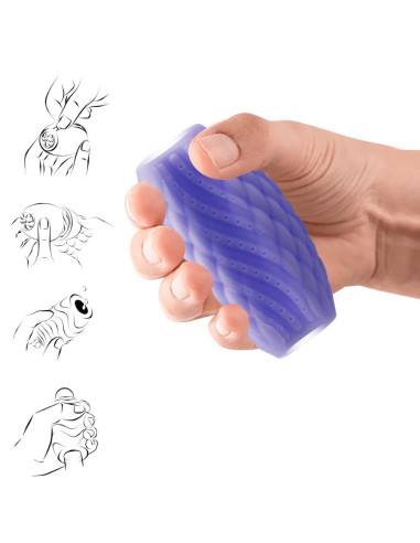 PRETTY LOVE ATHENA EROS MASTURBADOR MASCULINO SILICONA MORADO