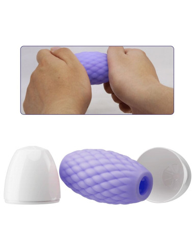 PRETTY LOVE ATHENA EROS MASTURBADOR MASCULINO SILICONA MORADO