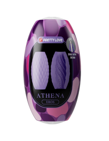 PRETTY LOVE ATHENA EROS MASTURBADOR MASCULINO SILICONA MORADO
