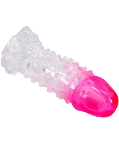 PRETTY LOVE WILFORD FUNDA REALISTICA ALARGADORA CON RELIEVE PARA PENE ROSA PRETTY LOVE WILFORD FUNDA REALISTICA ALARGADORA CON RELIEVE PARA PENE ROSA