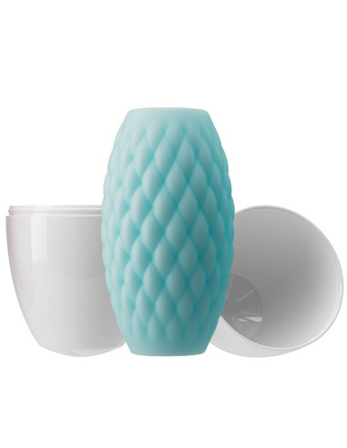 PRETTY LOVE ATHENA EROS MASTURBADOR MASCULINO SILICONA CELESTE