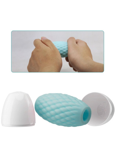 PRETTY LOVE ATHENA EROS MASTURBADOR MASCULINO SILICONA CELESTE