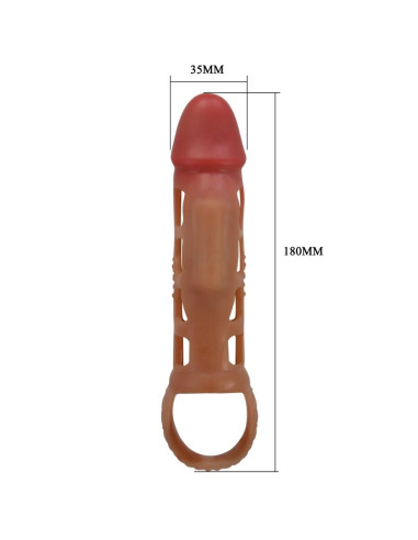 PRETTY LOVE PRESTON FUNDA PARA PENE CON VIBRACION DE 18 CM