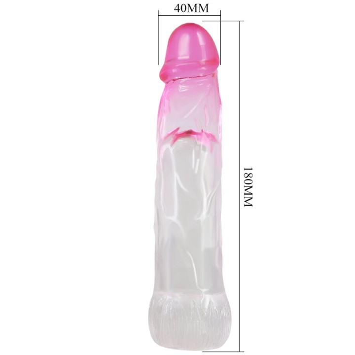 PRETTY LOVE NERON FUNDA REALISTICA ALARGADORA DE 6 CM PARA PENE ROSA