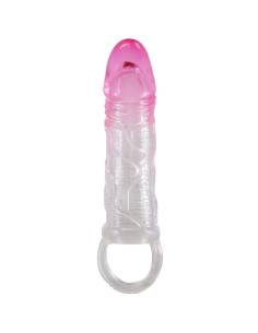 PRETTY LOVE ODES FUNDA REALISTICA ALARGADORA DE 2 CM PARA PENE ROSA 2