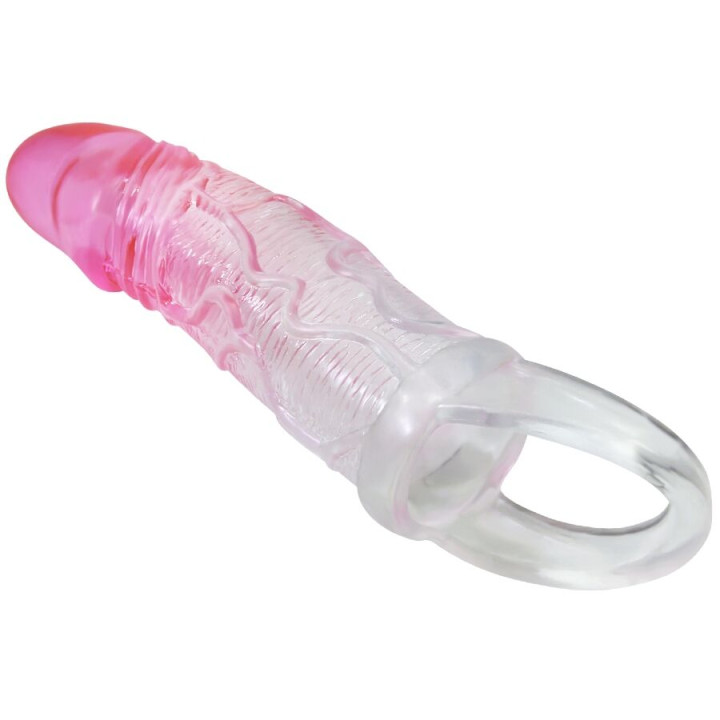 PRETTY LOVE ODES FUNDA REALISTICA ALARGADORA DE 2 CM PARA PENE ROSA