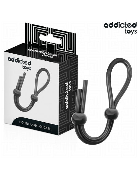 ADDICTED TOYS CUERDA SILICONA PARA EL PENE DE LAZO DOBLE