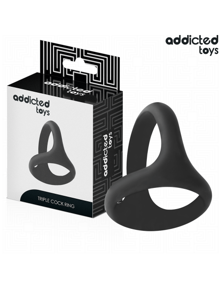 ADDICTED TOYS ANILLO TRIPLE GRUESO PARA EL PENE