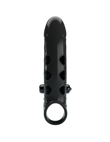 ROMANCE FUNDA PARA PENE CON VIBRACION NEGRO