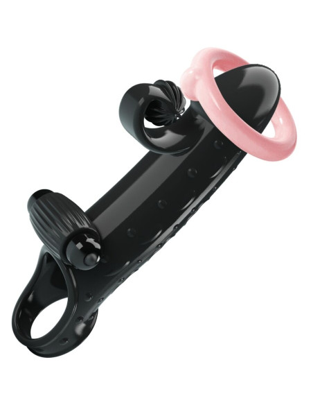 ROMANCE FUNDA PARA PENE CON VIBRACION NEGRO ROMANCE FUNDA PARA PENE CON VIBRACION NEGRO