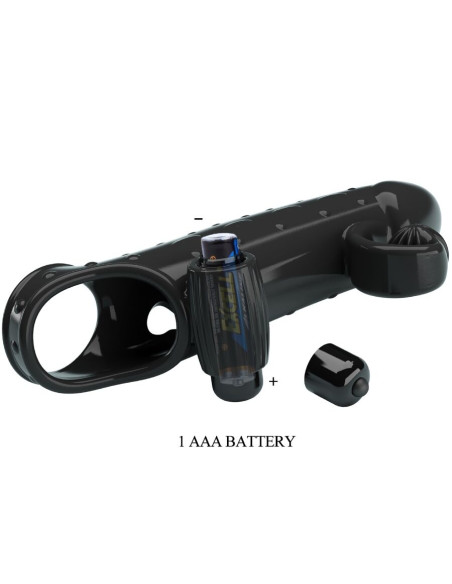 ROMANCE FUNDA PARA PENE CON VIBRACION NEGRO ROMANCE FUNDA PARA PENE CON VIBRACION NEGRO