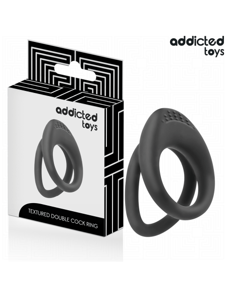 ADDICTED TOYS ANILLO TEXTURIZADO DOBLE PARA EL PENE