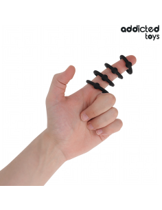 ADDICTED TOYS SET ANILLOS SILICONA DE PRESION 2