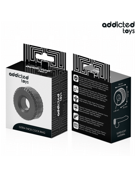 ADDICTED TOYS ANILLO PARA EL PENE EXTRA GRUESO ADDICTED TOYS ANILLO PARA EL PENE EXTRA GRUESO