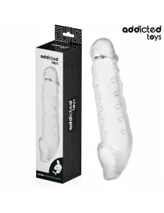 ADDICTED TOYS FUNDA PARA EL PENE TRANSPARENTE TALLA S 23 CM