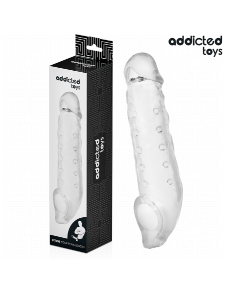 ADDICTED TOYS FUNDA PARA EL PENE TRANSPARENTE TALLA S 23 CM ADDICTED TOYS FUNDA PARA EL PENE TRANSPARENTE TALLA S 23 CM