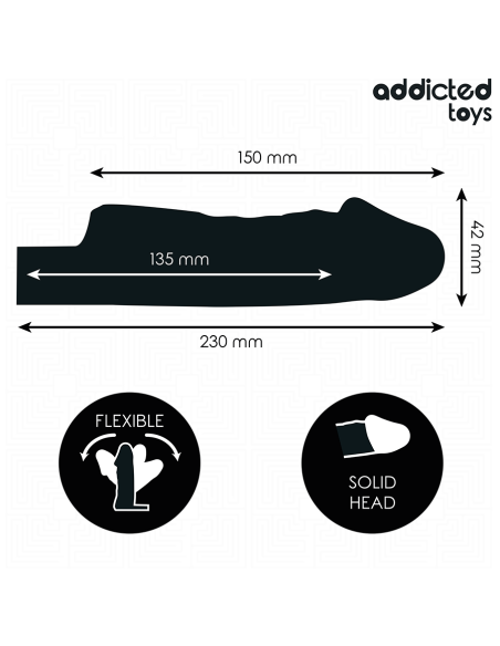 ADDICTED TOYS FUNDA PARA EL PENE TRANSPARENTE TALLA S 23 CM ADDICTED TOYS FUNDA PARA EL PENE TRANSPARENTE TALLA S 23 CM