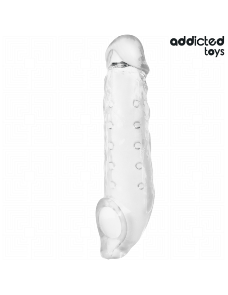 ADDICTED TOYS FUNDAS PARA EL PENE TRANSPARENTE TALLA M 27 CM ADDICTED TOYS FUNDAS PARA EL PENE TRANSPARENTE TALLA M 27 CM