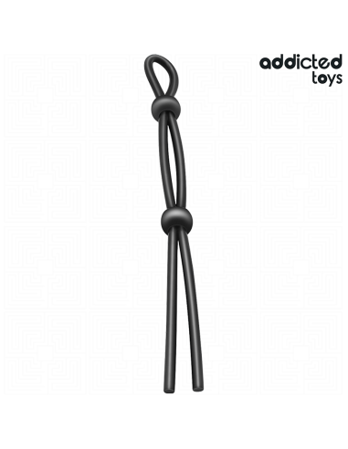 ADDICTED TOYS CUERDA SILICONA PARA EL PENE DE LAZO DOBLE