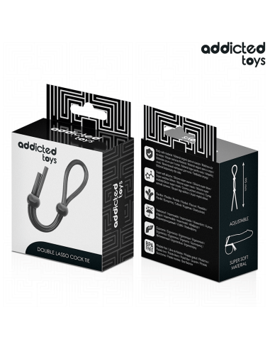 ADDICTED TOYS CUERDA SILICONA PARA EL PENE DE LAZO DOBLE