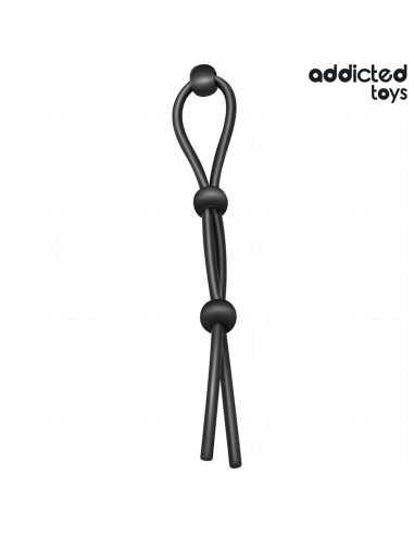 ADDICTED TOYS CUERDA SILICONA PARA EL PENE DE LAZO TRIPLE