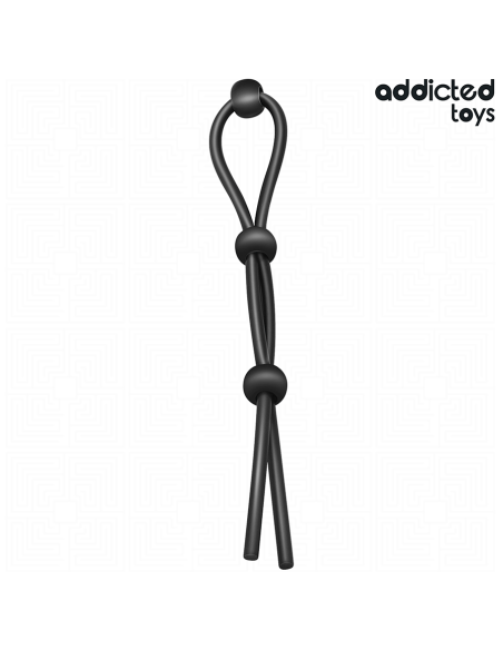 ADDICTED TOYS CUERDA SILICONA PARA EL PENE DE LAZO TRIPLE ADDICTED TOYS CUERDA SILICONA PARA EL PENE DE LAZO TRIPLE