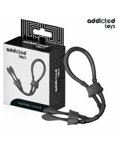 ADDICTED TOYS CUERDA SILICONA AJUSTABLE PARA EL PENE