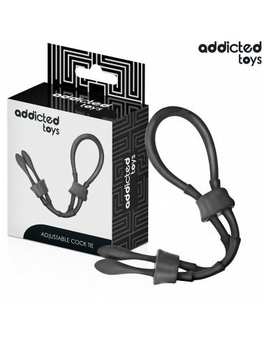 ADDICTED TOYS CUERDA SILICONA AJUSTABLE PARA EL PENE