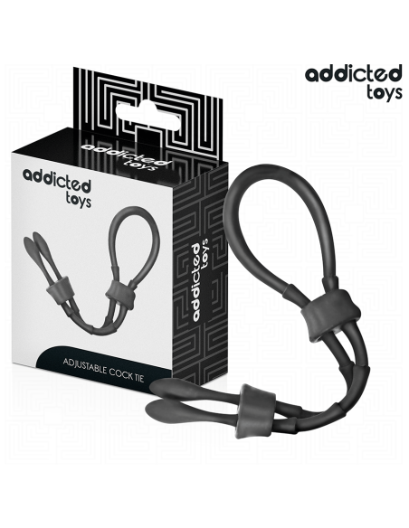 ADDICTED TOYS CUERDA SILICONA AJUSTABLE PARA EL PENE ADDICTED TOYS CUERDA SILICONA AJUSTABLE PARA EL PENE