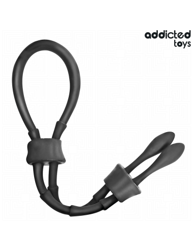 ADDICTED TOYS CUERDA SILICONA AJUSTABLE PARA EL PENE