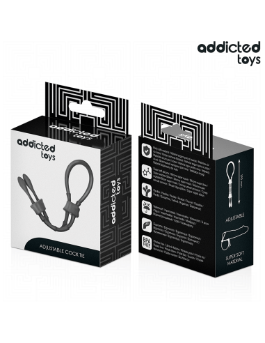 ADDICTED TOYS CUERDA SILICONA AJUSTABLE PARA EL PENE