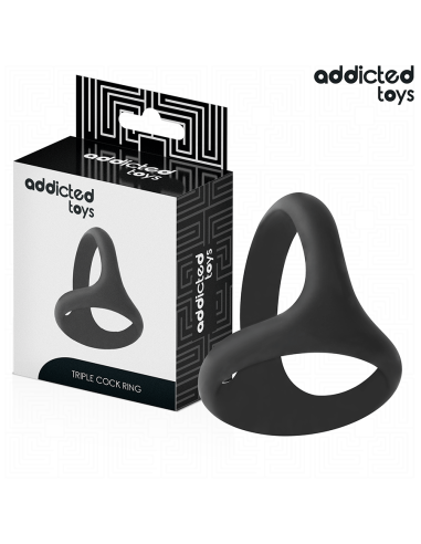 ADDICTED TOYS ANILLO TRIPLE GRUESO PARA EL PENE