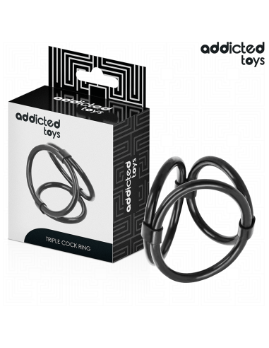 ADDICTED TOYS ANILLO TRIPLE PARA EL PENE