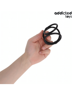 ADDICTED TOYS ANILLO TRIPLE PARA EL PENE 2