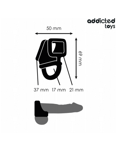 ADDICTED TOYS ANILLO JAULA PARA EL PENE