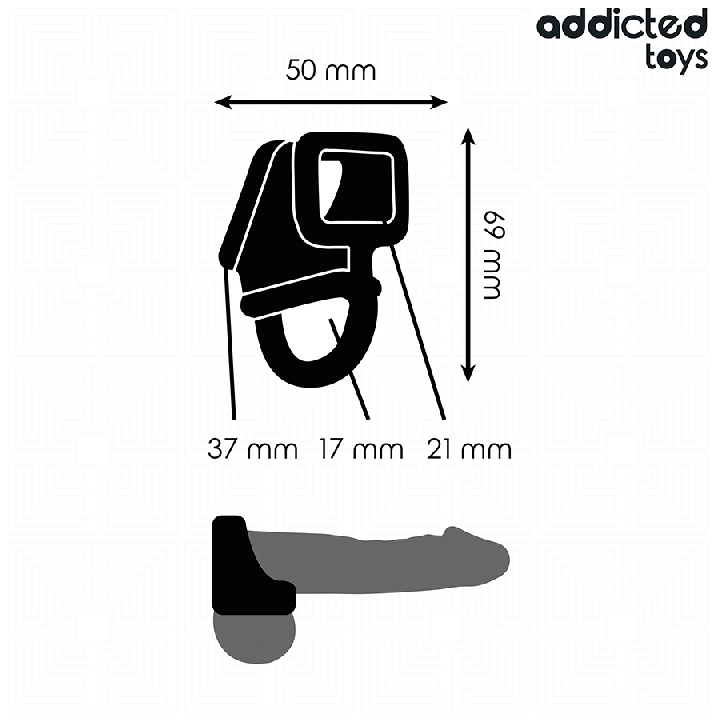 ADDICTED TOYS ANILLO JAULA PARA EL PENE