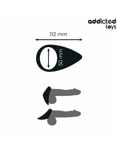 ADDICTED TOYS ANILLO CON FORMA DE LAGRIMA PARA EL PENE ADDICTED TOYS ANILLO CON FORMA DE LAGRIMA PARA EL PENE