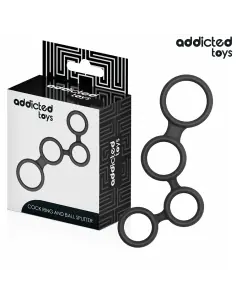 ADDICTED TOYS ANILLO PARA EL PENE CON DIVISORES PARA TESTICULOS