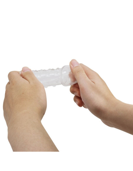 PRETTY LOVE FUNDA PARA PENE APRETADA Y VOLUMINIZADORA TRANSPARENTE PRETTY LOVE FUNDA PARA PENE APRETADA Y VOLUMINIZADORA TRANSPARENTE