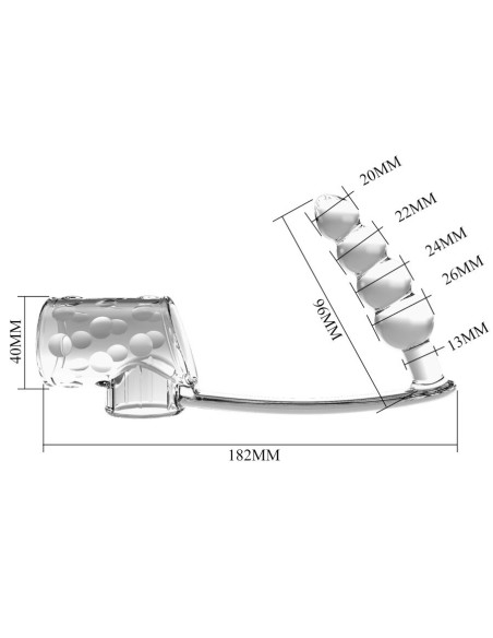 PRETTY LOVE FUNDA PARA PENE CON PLUG ANAL TRANSPARENTE PRETTY LOVE FUNDA PARA PENE CON PLUG ANAL TRANSPARENTE