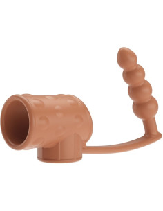 PRETTY LOVE FUNDA PARA PENE CON PLUG ANAL NATURAL 2