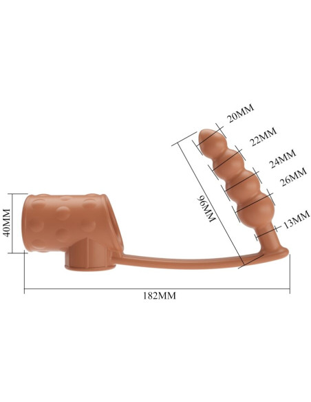 PRETTY LOVE FUNDA PARA PENE CON PLUG ANAL NATURAL PRETTY LOVE FUNDA PARA PENE CON PLUG ANAL NATURAL