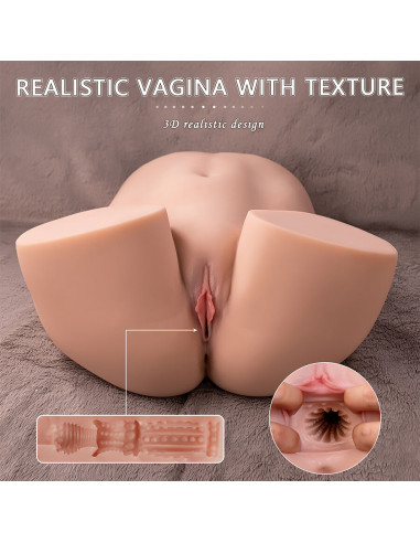 XISE ETHEL THRUSTING MASTURBADOR VAGINA REALISTICO CON VIBRACION MULTIPOSICION