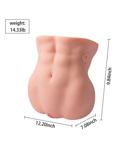 XISE LYDIA MASTURBADOR VAGINA FEMENINO CON THRUSTING 25 CM