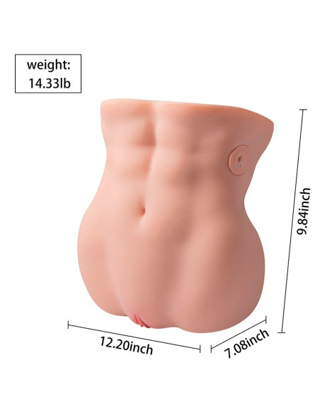 XISE LYDIA MASTURBADOR VAGINA FEMENINO CON THRUSTING 25 CM