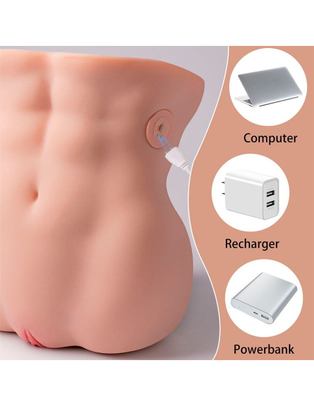 XISE LYDIA MASTURBADOR VAGINA FEMENINO CON THRUSTING 25 CM