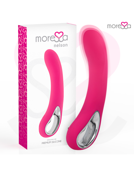 MORESSA NELSON MASAJEADOR PUNTO G PREMIUM SILICONE RECARGABLE