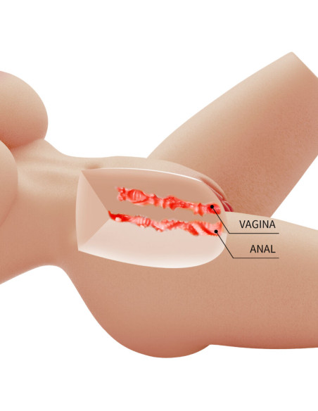 CRAZY BULL LILY TORSO FEMENINO REALISTA VAGINA Y ANAL 4 KG CRAZY BULL LILY TORSO FEMENINO REALISTA VAGINA Y ANAL 4 KG