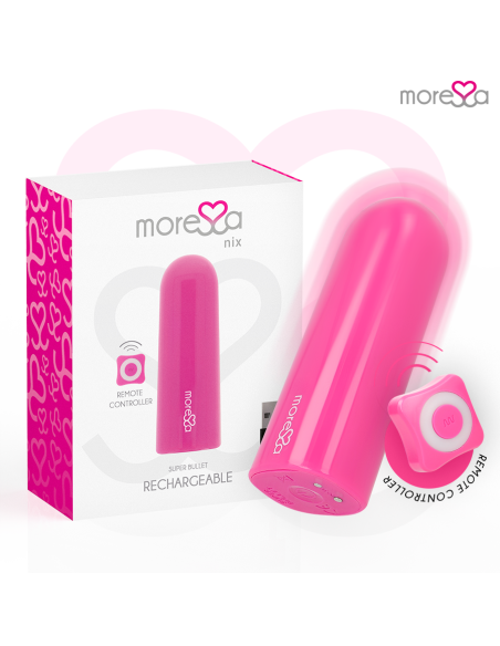 MORESSA NIX POTENTE VIBRADOR MULTI JUEGOS CONTROL REMOTO ROSA